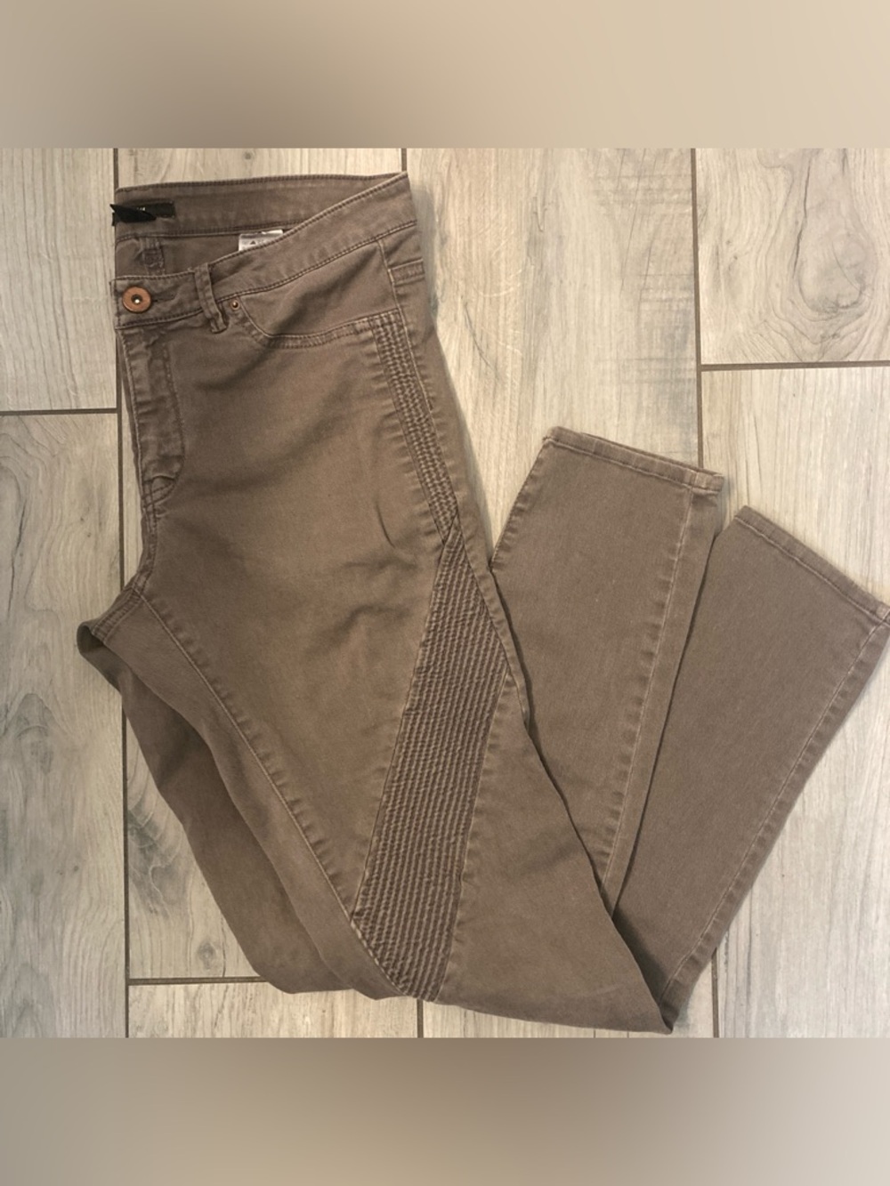 H&M Purple Grey Moto Skinny Jeans